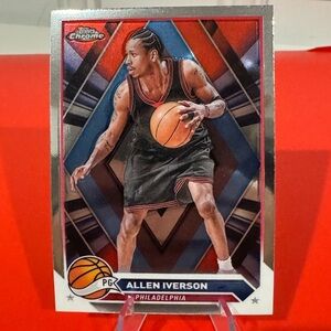 2024 Allen Iverson topps chrome. Mint condition…